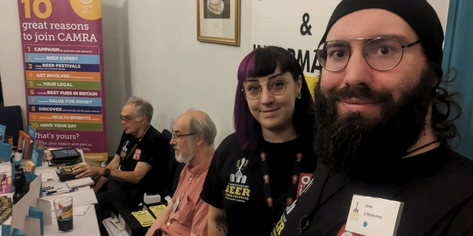 Volunteered for the CAMRA's Stockport Beer & Cider Festival