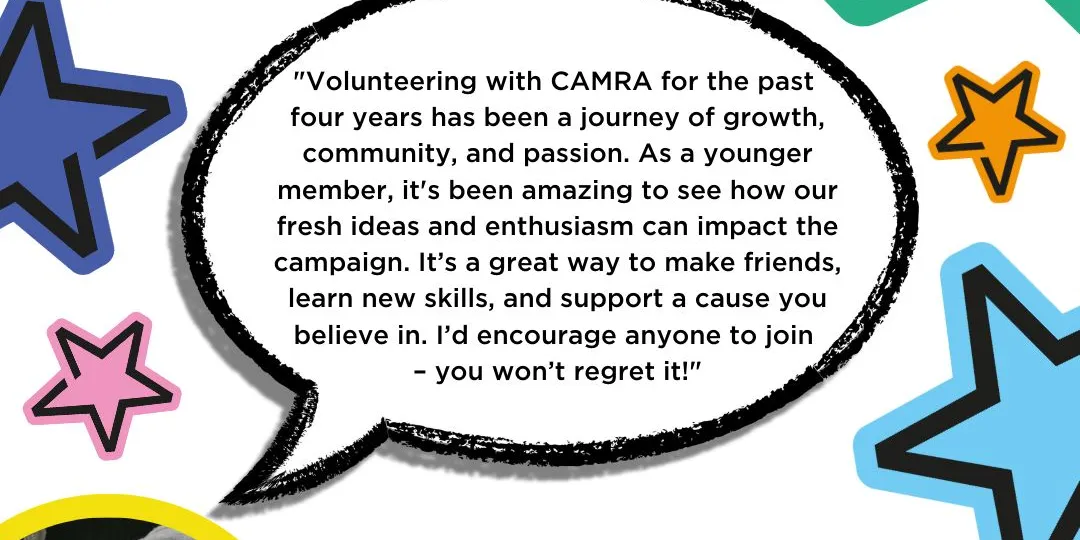Mentioned in CAMRA Press Release for Volunteers Week (2024)