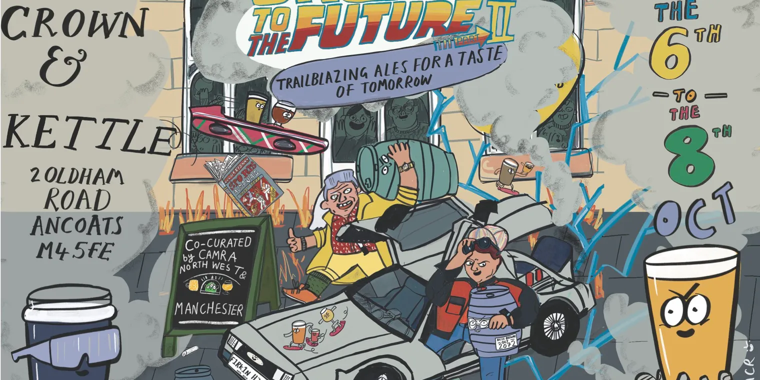 Cask to the Future collab with Crown & Kettle