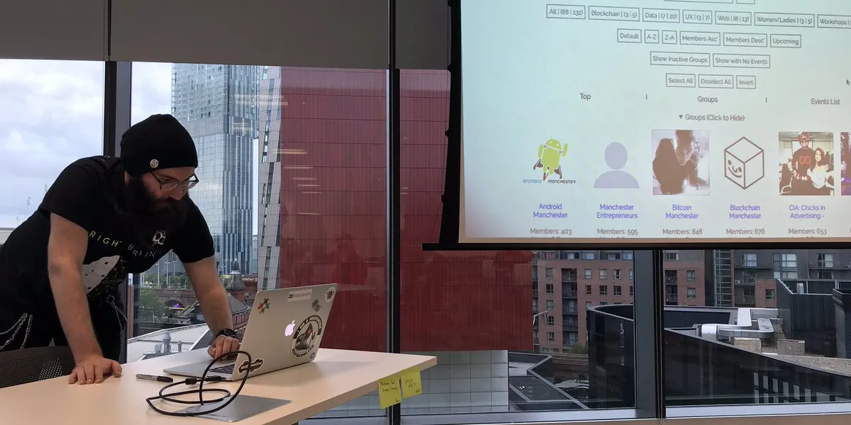Manchester Tech Meetups (Lightning Talk @ JavaMCR)